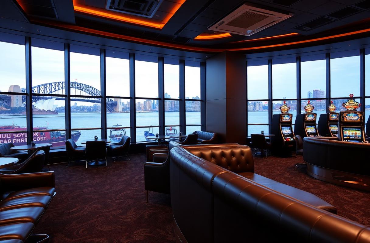 Crown Sydney VIP Lounge Slots